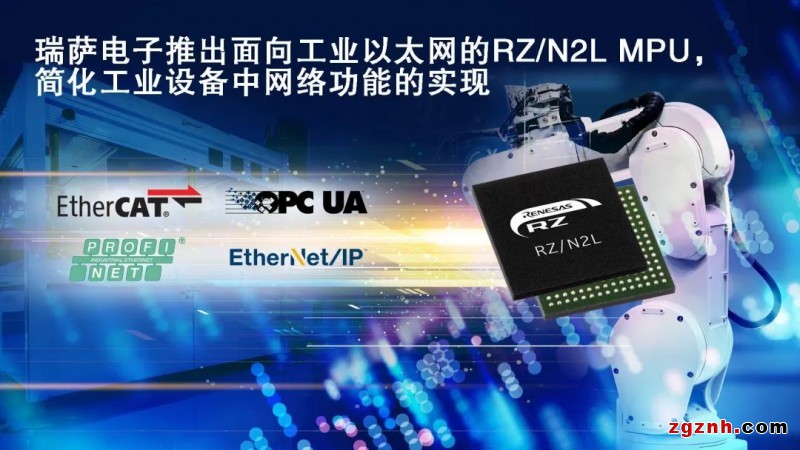 RZ/N2L MPU，面向工業(yè)以太網(wǎng)，簡化工業(yè)設(shè)備網(wǎng)絡(luò)功能實現(xiàn)